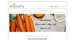 Desktop Screenshot of philosophynutrition.ca